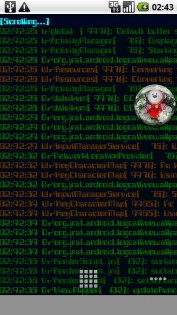 Logcat Live Wallpaper 1.3. Скриншот 2