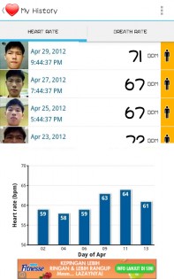 What's My Heart Rate 2.3.2. Скриншот 4