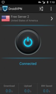 DroidVPN 3.0.5.3. Скриншот 1