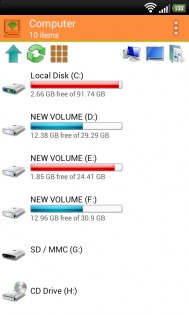 WiFi PC File Explorer 1.5.26. Скриншот 1
