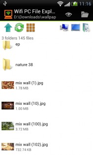 WiFi PC File Explorer 1.5.26. Скриншот 8