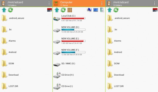 WiFi PC File Explorer 1.5.26. Скриншот 10