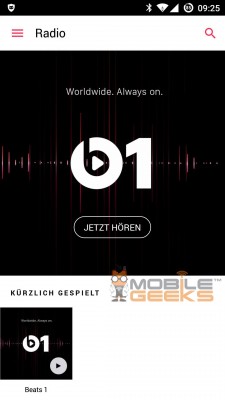 В сети появились первые скриншоты Apple Music для Android