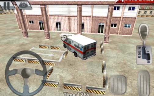 City parking 3D — Ambulance 1.3. Скриншот 2