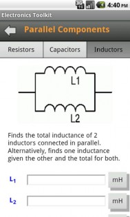 Electronics Toolkit 1.3. Скриншот 6