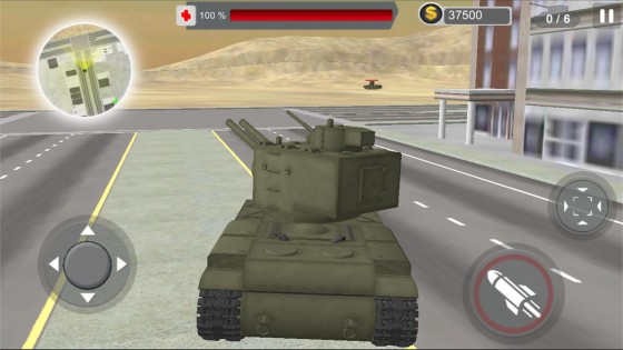 Urban Tank War 3D 1.9.4. Скриншот 8