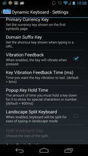 Dynamic Keyboard Free 1.10.2. Скриншот 5