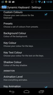 Dynamic Keyboard Free 1.10.2. Скриншот 6