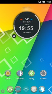 Jelly Bean 4.3 Parallax LWP 1.0.2. Скриншот 1