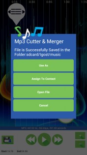 MP3 Cutter и слияниями 11.0.2. Скриншот 5