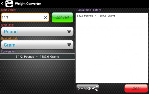 Kitchen Calculator (Converter) 3.4. Скриншот 19