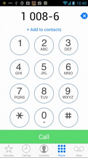 iOS 7 Contact / Dialer 1.4. Скриншот 1