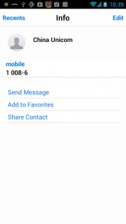 iOS 7 Contact / Dialer 1.4. Скриншот 5