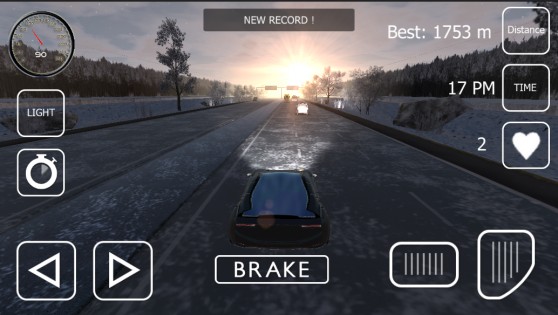 Snow Traffic Racing 1.0. Скриншот 1