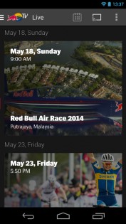 Red Bull TV 7.0.6.3. Скриншот 4