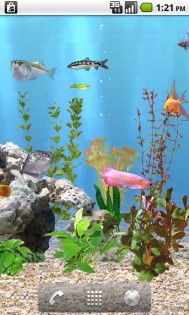 aniPet Freshwater Aquarium (free) Live Wallpaper 2.4.9. Скриншот 5