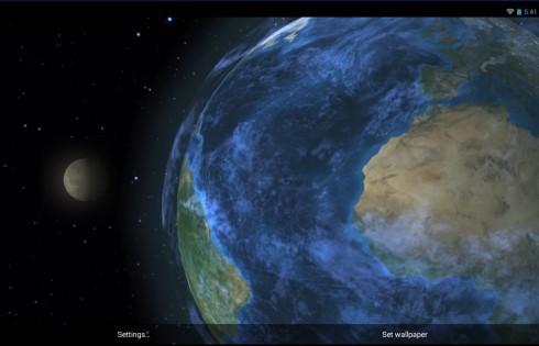Earth HD 3D Free 1.4. Скриншот 2