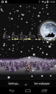 Christmas Santa Lite Live Wallpaper 5.4.2. Скриншот 3