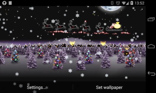 Christmas Santa Lite Live Wallpaper 5.4.2. Скриншот 5