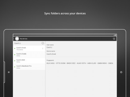 BitTorrent Sync 2.3.9. Скриншот 10