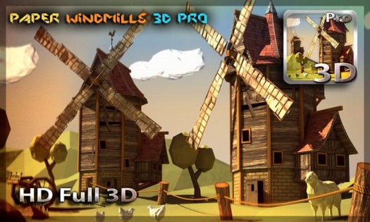 Paper Windmills 3D Free 1.0. Скриншот 11