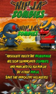 Ninja and Zombies 1.0.4. Скриншот 1