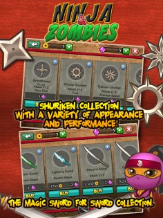 Ninja and Zombies 1.0.4. Скриншот 13