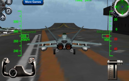 Jet Flight Simulator 3D 1.5. Скриншот 1