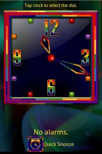 Rainbow Alarm Clock Widget 1.3. Скриншот 1
