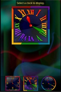 Rainbow Alarm Clock Widget 1.3. Скриншот 2