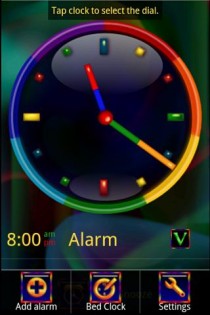 Rainbow Alarm Clock Widget 1.3. Скриншот 4