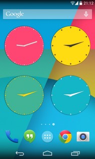 Wow KitKat Clock Widgets 1.5. Скриншот 3