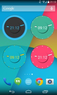 Wow KitKat Clock Widgets 1.5. Скриншот 5