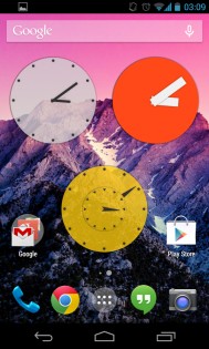 Wow KitKat Clock Widgets 1.5. Скриншот 7