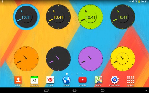 Wow KitKat Clock Widgets 1.5. Скриншот 10