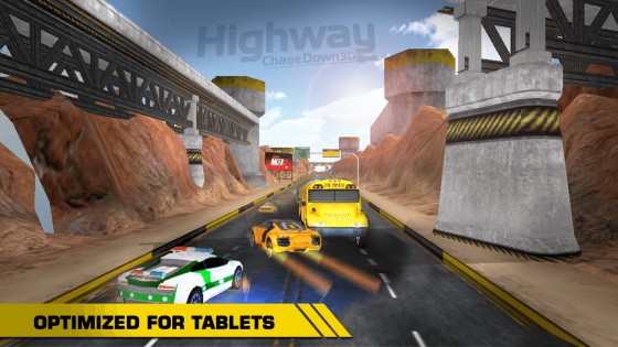 Highway ChaseDown 3D 1.7. Скриншот 9