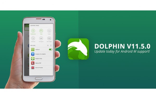 Браузер Dolphin обзавелся поддержкой Android 6.0