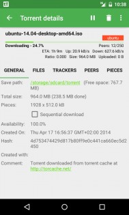 tTorrent Lite 1.8.10. Скриншот 6