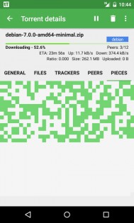tTorrent Lite 1.8.10. Скриншот 7