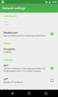 tTorrent Lite 1.8.10. Скриншот 8