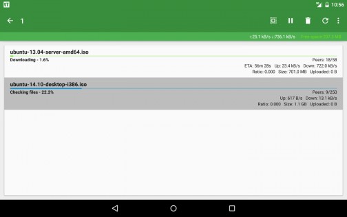 tTorrent Lite 1.8.10. Скриншот 11