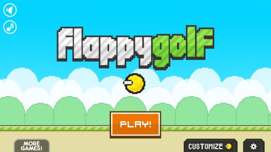 Flappy Golf 1.4. Скриншот 1