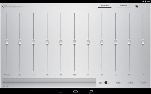 Poweramp HD Skins 5. Скриншот 11
