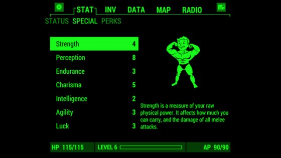Fallout Pip-Boy. Скриншот 1