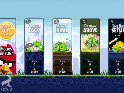 Angry Birds HD. Скриншот 2