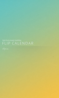 Flip Calendar + Widget 2014 4.0. Скриншот 1