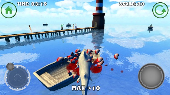 Shark Simulator 1.2. Скриншот 5