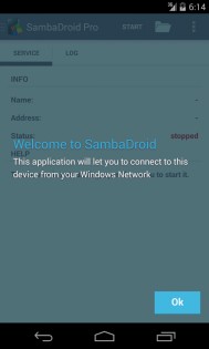 SambaDroid 2.1.3. Скриншот 1