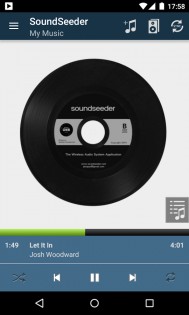 SoundSeeder – совместное прослушивание 2.7.1. Скриншот 1