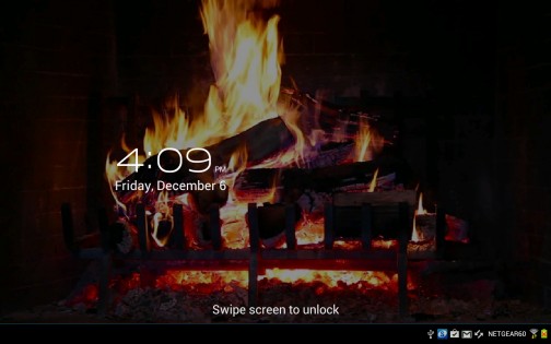 Virtual Fireplace Live Wallpaper FREE 2.3. Скриншот 1